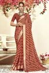 Jivya By Vallabhi Moss Georgette Printed Sarees Wholesale Shop In Surat